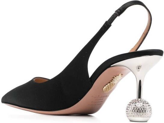 Aquazzura Nights slingback pumps Zwart