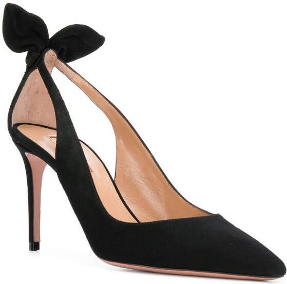 Aquazzura Pumps met strik Zwart