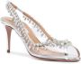 Aquazzura Pumps met verfraaide neus Zilver - Thumbnail 2