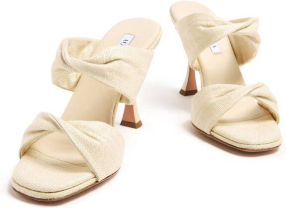 Aquazzura Sandalen met gedraaid bandje Beige