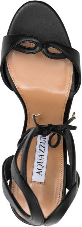 Aquazzura Sandalen met open neus Zwart