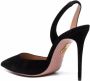 Aquazzura Slingback pumps met puntige neus Zwart - Thumbnail 3