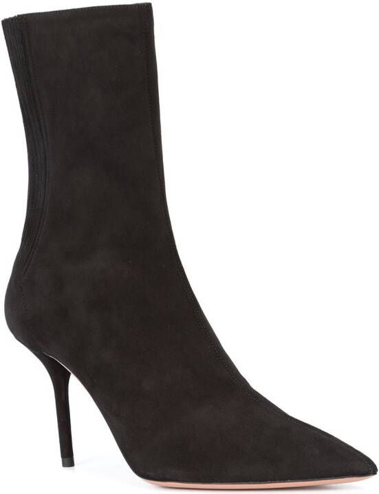 Aquazzura stiletto ankle boots Zwart