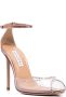 Aquazzura SW Bow sandalen verfraaid met kristallen Roze - Thumbnail 2