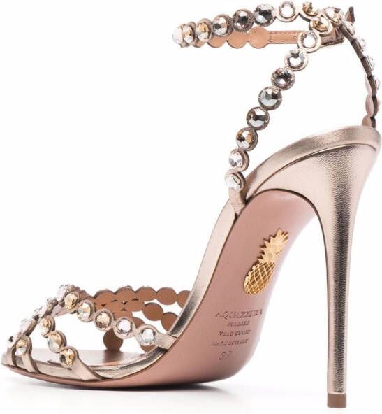 Aquazzura Tequila sandalen Goud