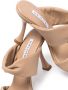 Aquazzura Twist leren sandalen Beige - Thumbnail 4