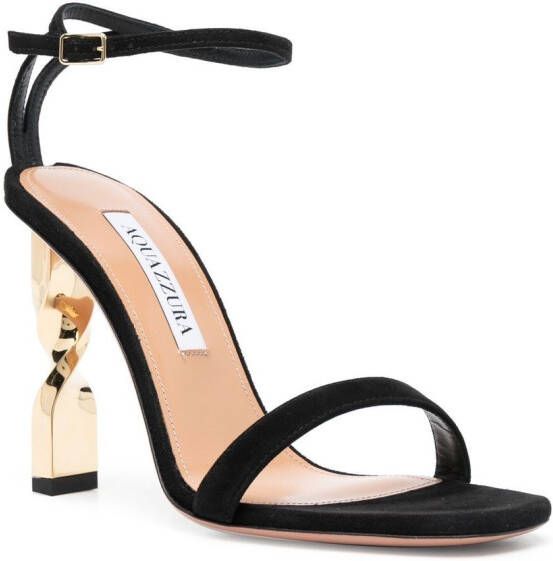 Aquazzura Twist sandalen Zwart