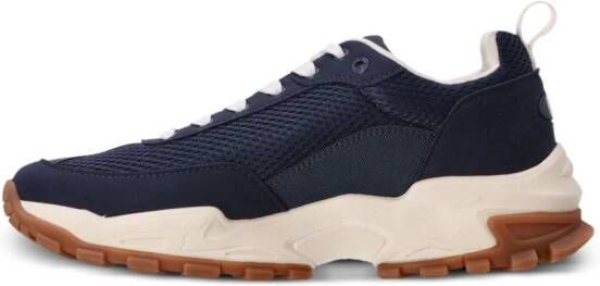 Armani Exchange AX chunky sneakers Blauw