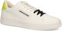 Armani Exchange Leren sneakers met dubbelkleurige veters Wit - Thumbnail 2