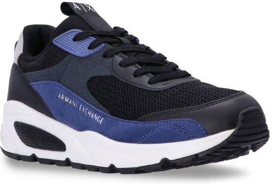 Armani Exchange Sneakers met logoprint Blauw