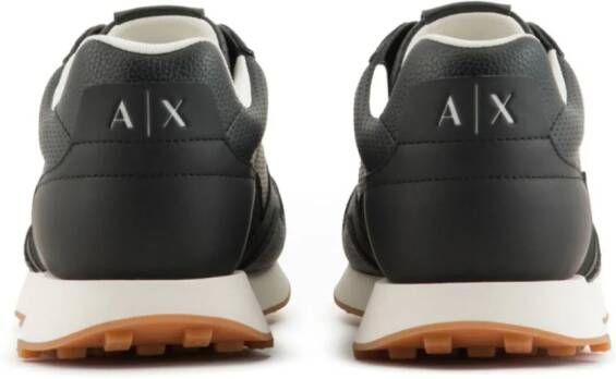 Armani Exchange Sneakers met geperforeerde vlakken Zwart