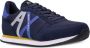 Armani Exchange Sneakers met logoprint Blauw - Thumbnail 2