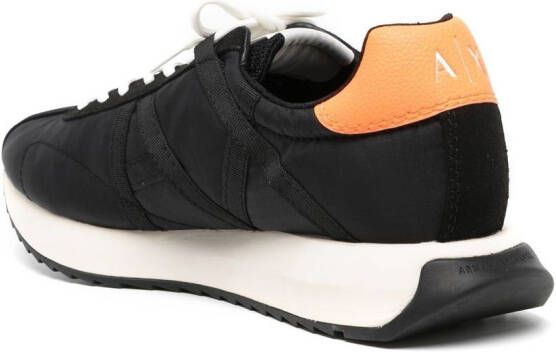 Armani Exchange Sneakers met logoprint Zwart