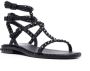 Ash Leren sandalen Zwart - Thumbnail 2