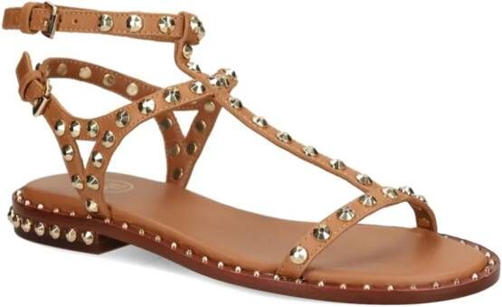 Ash Gilda leren sandalen Bruin