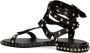 Ash Gilda leren sandalen Zwart - Thumbnail 3