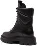 Ash Leren combat boots Zwart - Thumbnail 3