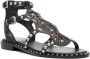 Ash Plaza leren sandalen Zwart - Thumbnail 2