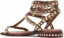 Ash Sandalen verfraaid met rockstud Bruin - Thumbnail 2