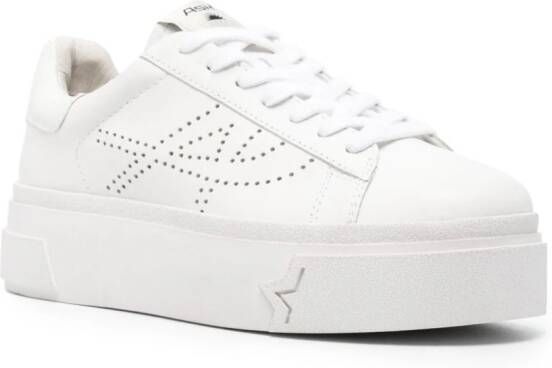 Ash Santana leren sneakers met logo Wit