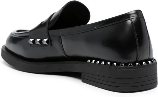 Ash Whisper Studs leren loafers Zwart