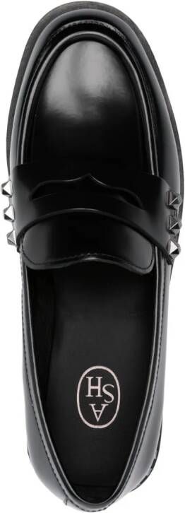 Ash Whisper Studs leren loafers Zwart