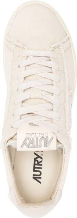 Autry Dallas gerafelde sneakers Wit