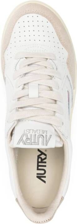 Autry Medalist leren sneakers Wit