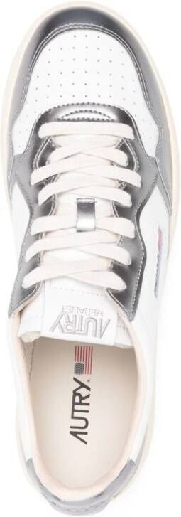 Autry Medalist Low leren sneakers Wit