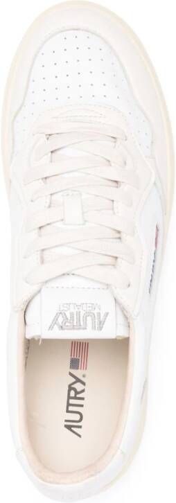 Autry Medalist Low leren sneakers Wit