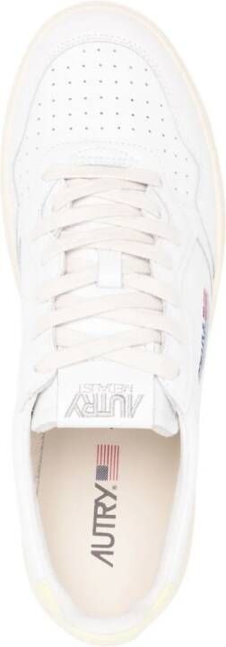 Autry Medalist Low leren sneakers Wit