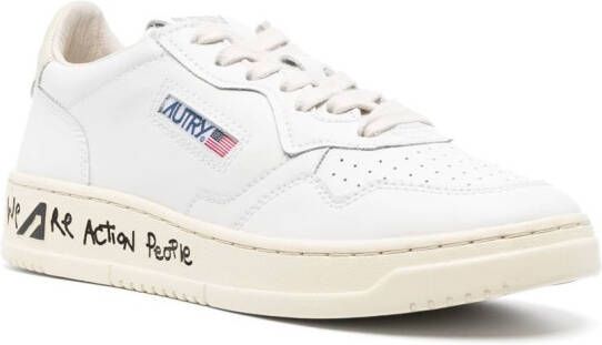 Autry Medalist low-top sneakers Wit