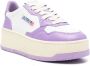 Autry Medalist Platform leren sneakers met plateauzool Wit - Thumbnail 2