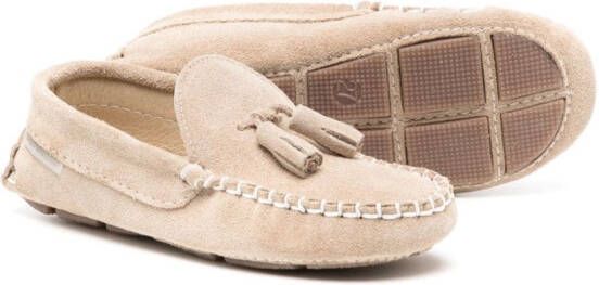 BabyWalker Loafers met kwastje Beige