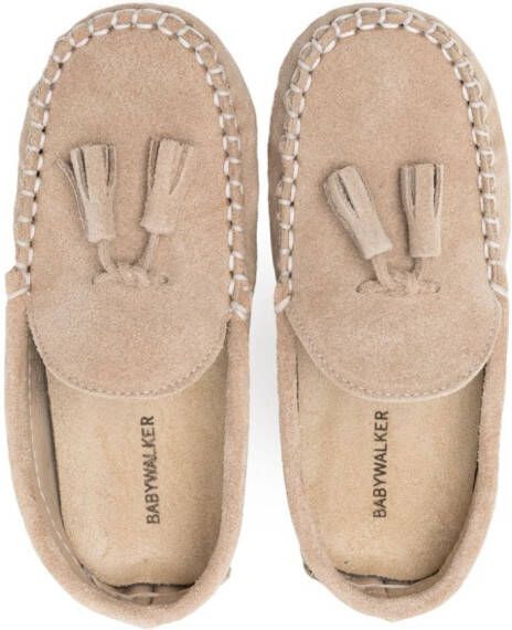 BabyWalker Loafers met kwastje Beige