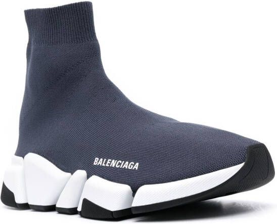 Balenciaga 2.0 Speed soksneakers Blauw