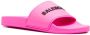 Balenciaga Badslippers met logo Roze - Thumbnail 2