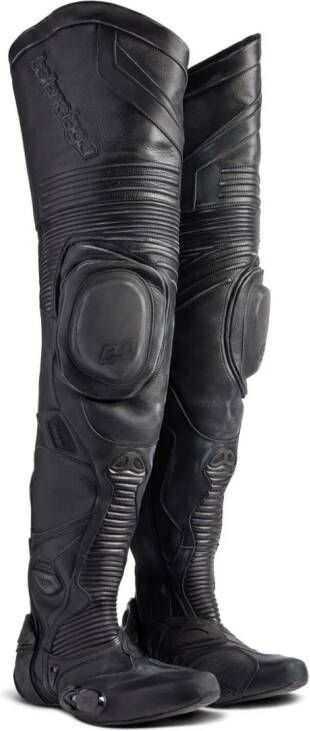 Balenciaga Biker overknee laarzen Zwart