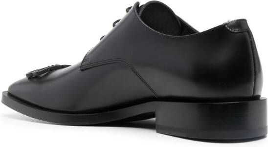 Balenciaga Derby schoenen met logo-reliëf Zwart