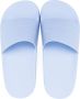 Balenciaga Kids Slippers met logo-reliëf Blauw - Thumbnail 3