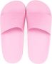 Balenciaga Kids Slippers met logo-reliëf Roze - Thumbnail 3