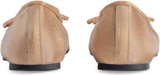 Balenciaga Leopold ballerina's Beige