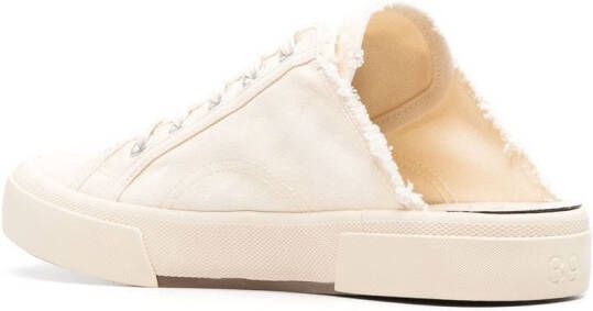 Balenciaga Paris low-top sneaker muiltjes Wit