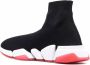 Balenciaga Speed 2.0 gebreide sneakers Zwart - Thumbnail 3