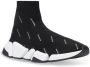 Balenciaga Speed 2.0 sneakers met logoprint Zwart - Thumbnail 2