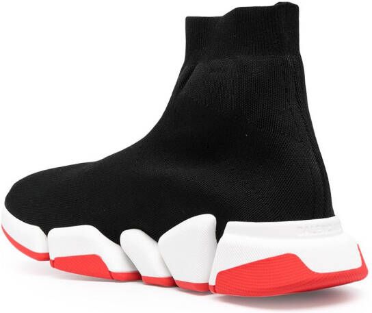 Balenciaga Speed 2.0 gebreide sneakers Zwart