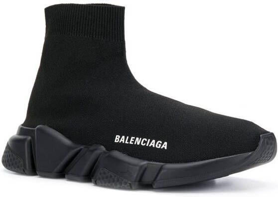 Balenciaga Speed gebreide sneakers Zwart