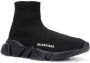 Balenciaga Speed gebreide sneakers Zwart - Thumbnail 2