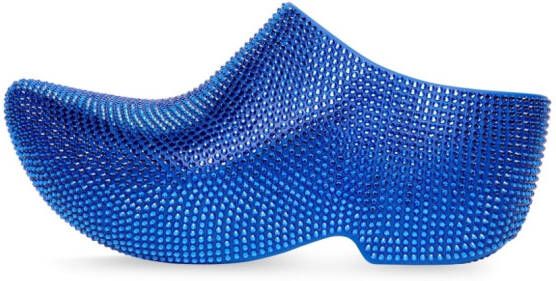 Balenciaga Technoclog muiltjes met plateauzool Blauw