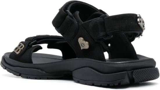 Balenciaga Tourist sandalen met klittenband Zwart